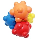 Haustier-Spielzeug aus Gummi, springend, Aktivierungsball, Spielzeug für Backenzähne (zufällige Farben)