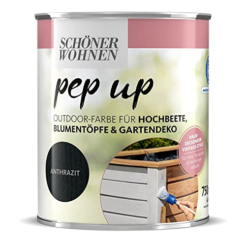 Pep up Outdoor-Farbe shabby vintage (Anthrazit)