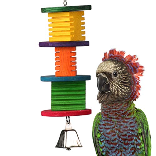 Super Bird Creations SB51122 Vogelspielzeug Disco Fever, mittlere Vogelgröße, 36,8 x 10,2 x 10,2 cm