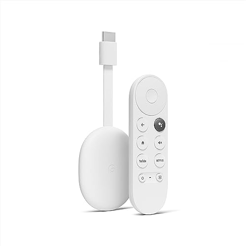 Chromecast mit Google TV (HD): Streaming-Stick Unterhaltung auf deinem Fernseher mit Sprachsuche. Siehe Filme, Shows und Live-TV in 1080p HD, Schneeweiß