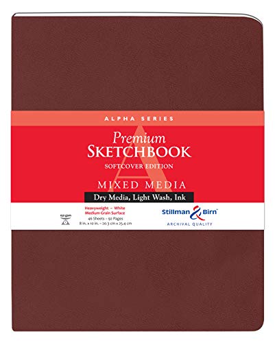 Alpha Softcover Sketchbook 8X10 by Stillman & Birn