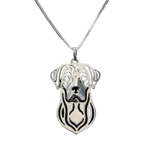 JLVVJL Halskette Damen Labrador Retriever Halsketten Liebhaber Schmuck Haustier Anhänger und Halsketten Geburtstag Party Geschenk