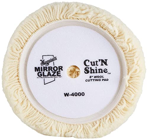 Meguiar's W4000 Rotary Wool Cutting Pad Schleifpad 8", 200mm
