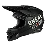 O'NEAL | Motocross-Helm | MX Enduro Motorrad | ABS-Schale, , Lüftungsöffnungen für optimale Belüftung & Kühlung | 3SRS Helmet Dirt V.22 | Erwachsene | Schwarz Grau | Größe XS