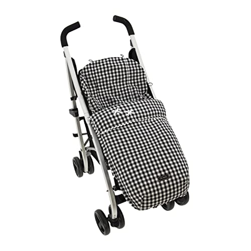 Leichter Fußsack für Kinderwagen von Rosy Quellen, für den Sommer, kleiner Stuhl, mit perfekter Passform, 0-schwarz