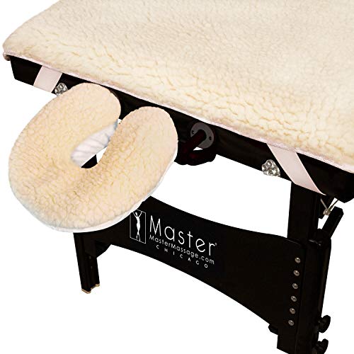Master Massage Ultra Weich Vlies Laken Überzug mit 2 Gesichtskissen Bezüge Set für Flauschigen Massageliegen Maschinenwaschbar