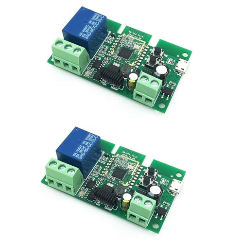 Janasiba 2X Wifi Relais Schalter für ZigBee 3.0 Smart Schalter RF Modul Smart Haus Automation DIY Breaker 1CH DC 5-32V Schalter
