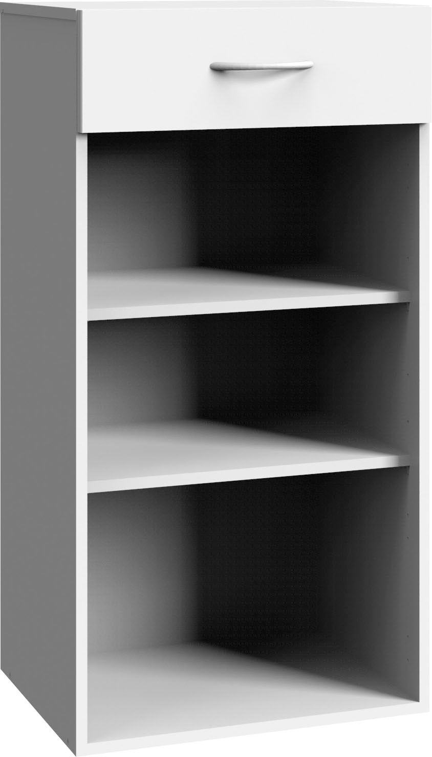 Regal - weiß - 80 cm - 98 cm - 40 cm - Regale > Bücherregale - Möbel Kraft