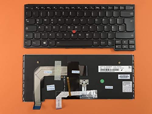 THT Protek DEUTSCHE Tastatur Keyboard mit Beleuchtung ohne Rahmen Kompatibel für P/N: MP-14A86D0J442