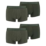 PUMA Herren Shortboxer Unterhosen Trunks 4er Pack, Wäschegröße:M, Artikel:-009 Green Melange