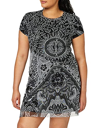 Desigual Womens Vest_Paris Casual Dress, Black, XS