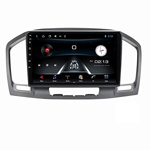ADMLZQQ Auto Stereo Android 11 Doppel-Din-Radio Für Opel Insignia 2008-2013 GPS-Navigation 9'' Touchscreen MP5 Multimedia Player Video Receiver Mit WLI 4G/5G DSP Carply Lenkradsteuerung,M100s