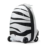 JAMARA 460221 - Kinderkoffer Zebra 2,4GHz mit einer Geschwindigkeit von ca. 5 km/h