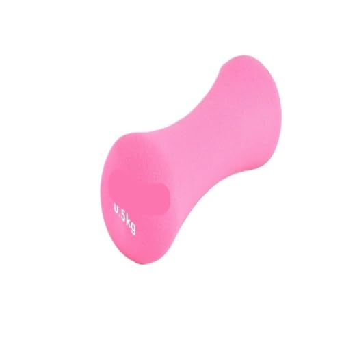 Hantel Olympische, Kunststoffbeschichtete Knochenhanteln For Mädchen, Kleine Asiatische Glocken, Heimfitness, Armtrainingsgeräte For Männer Dumbbell (Color : Pink, Size : 2kg)