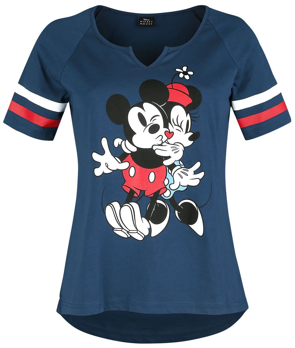 Mickey Mouse Buddies Frauen T-Shirt blau XL
