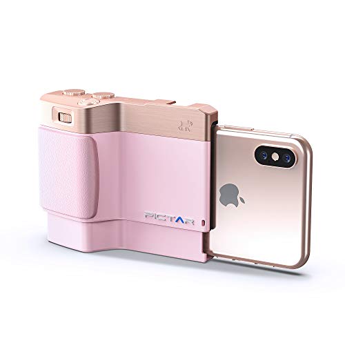 Miggo Pictar One Plus Mark II - Handyzubehör, verwandelt Ihr Smartphone in eine DSLR Kamera, Ideal für Apple iPhone und Android - Rosa