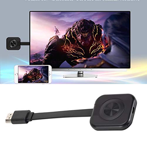 Nicoone WiFi HDMI- Kompatibel Adapter Einfach Zu Bedienen Streaming Video Empfänger Kompatibel Mit Miracast DLNA Airplay Geeignet Smartphone Mac Notebook Oder Pad zu TV