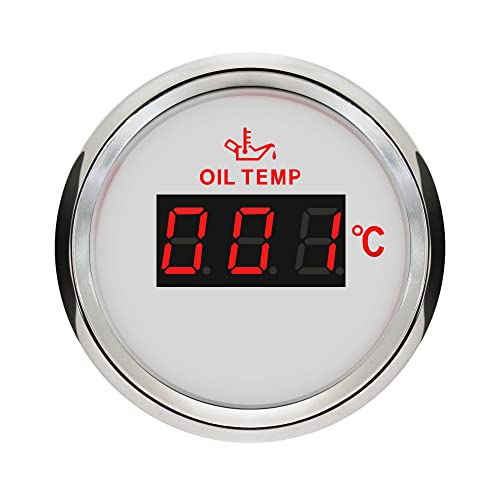 Digital Oil Temp Gauge Meter 50-150℃ mit Hintergrundbeleuchtung 52mm 9-32V