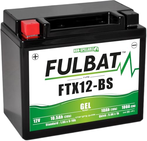 FULBAT - Akku für Motorrad FULBAT GEL FTX12-BS / YTX12-BS 12 V 10,5 Ah 180 A