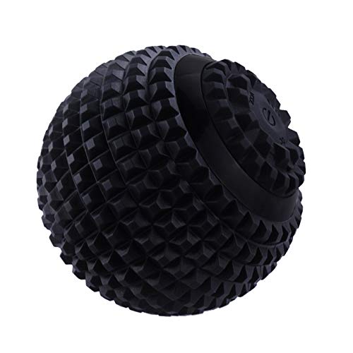 Elektrischer Massageball Silikon Yoga Faszienball mit 4 Einstellbare Vibrationsstufen Tiefe Muskelmassage Vibration Fitnessball Faszien Ball für Füße Oberschenkel Rücke