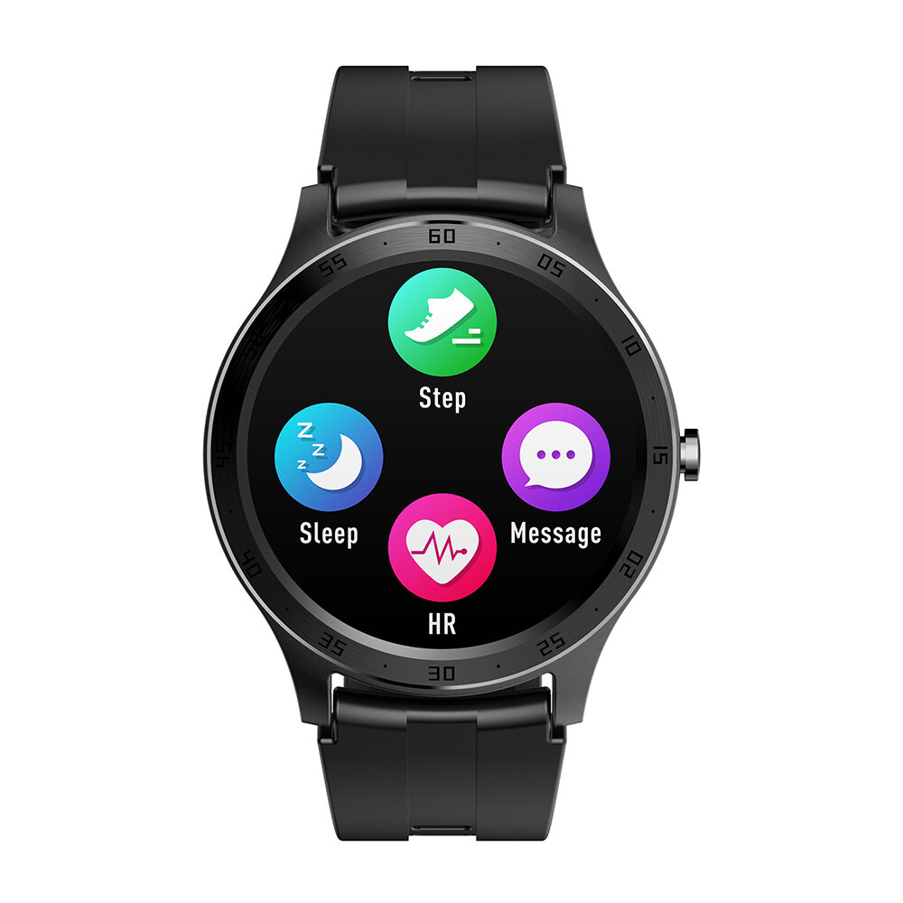 Bakeey S20 1,28 Zoll Voll-Touchscreen Herzfrequenz Blutdruck Sauerstoffmonitor Wettervorhersage Smart Watch