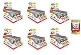 6x Kinder Cards Waffel mit scholokade schoko riegel 30 Stück kekse waffel 768 g + Italian Gourmet polpa 400g