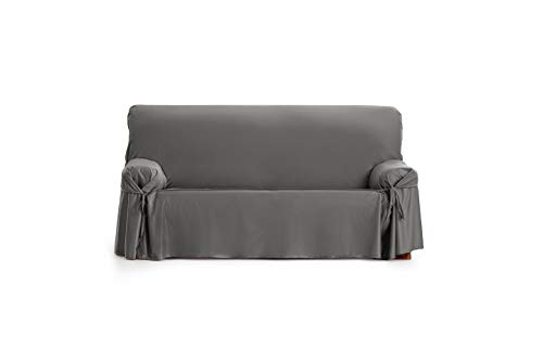 Eysa Somme Protect Wasserdichte und atmungsaktive Sofa überwurf, 100% Polyester, grau, 140-180 cm