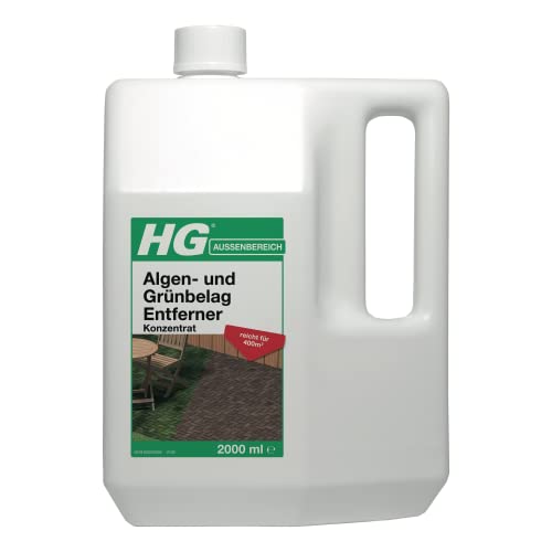 HG 181200105 Algen-und Grünbelag-Entferner Konzentrat 2 L, Weiß