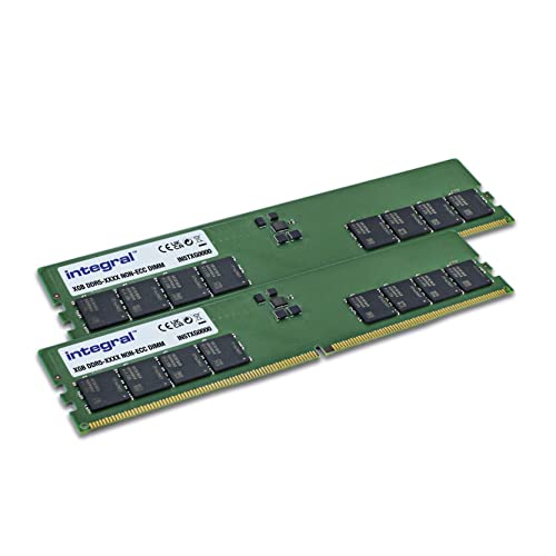 Integral 64 GB Kit (2 x 32 GB) DDR5 RAM 4800 MHz SDRAM Desktop/Computer PC5-38400 Speicher