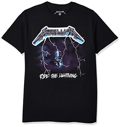 Metallica Unisex-Erwachsene MT-50040121-MD T-Shirt, schwarz, Mittel