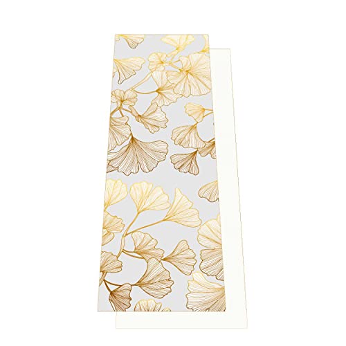 Love Generation – Doppelseitiges Yoga-Handtuch | 183 cm x 67 cm | 1 mm dick | Mikrofaser | Golden Flowers
