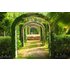 papermoon Vlies- Fototapete Digitaldruck 350 x 260 cm Pergola Garden