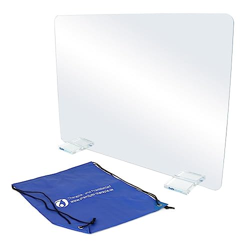 Therapiespiegel Premium | Groß | 69,5 cm x 50,2 cm | Spiegeltherapie | Spiegeltherapie | Spiegel (Standfüße: transparent | ohne Bildkarten)