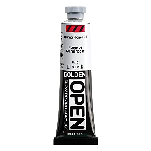 Golden OPEN Acrylfarben, 60 ml, 7310 Quinacridone Red