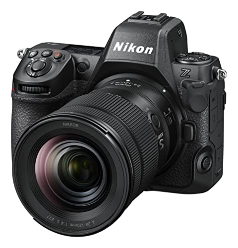 Nikon Z 8 Kit NIKKOR Z 24-120mm f/4 (Vollformat Systemkamera für Foto- und Videografie, 45.7 MP gestapelter CMOS-Sensor, 2 Kartenfächer, 8k RAW Video, bis zu 120 Bilder pro Sek., 493 AF-Messfelder)