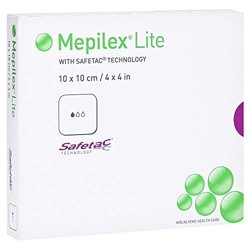 MEPILEX Lite Schaumverband 10x10 cm steril 5 St Verband
