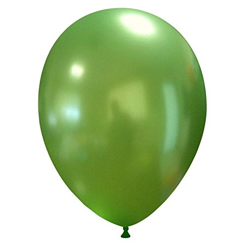 Event Kauf 25-1000 Stk. Luftballons Metallic/Standard, Ø ca. 27 cm, Helium (1000 Stück, Metallic Nr.39: Grasgrün)
