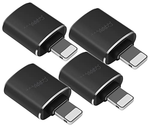 Callstel USB-Adapter Apple iPhone: 4er-Set kompakte USB-3.0-OTG-Adapter für Lightning-Anschluss (Connectors)