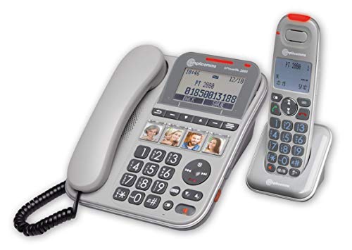 Amplicomms PowerTel 2880 Kombi-Telefon, kabellos und kabellos