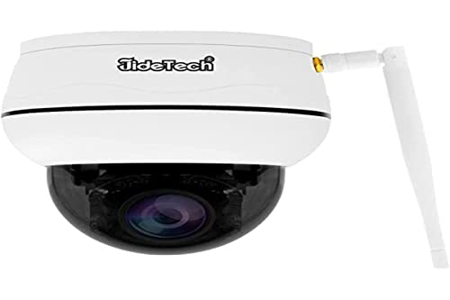 JideTech PTZ WiFi Überwachungskamera aussen,5MP Dome IP Auto Tracking Kamera mit 4X Optischer Zoom,2 Wege Audio,IP66 wasserdicht, 30M Nachtsicht,Unterstützung 128G SD Karte