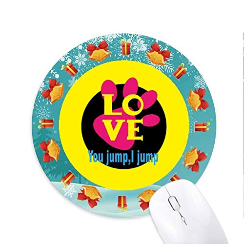 You Jump I Jump Titanic Mousepad Round Rubber Mouse Pad Weihnachtsgeschenk
