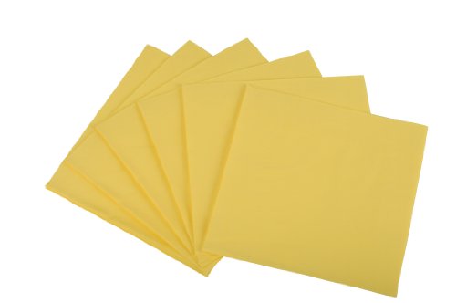 Funny Zelltuchservietten 3 lagig, gelb 40 x 40 cm 1/4 Falz, 4er Pack (4 x 250 Stück)