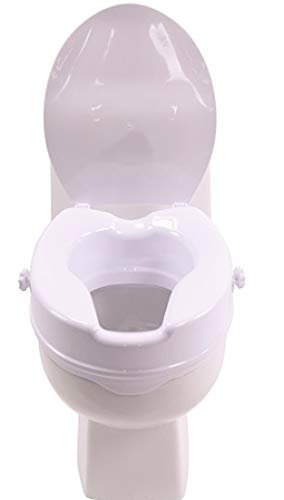 Antar AT51201 Toilettensitzerhöhung mit Deckel, 10 cm Größe, 1400 g