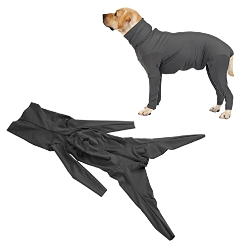 gernie Hunde-Pyjama für Mittelgroße und Große Hunde, Overall mit Vollständiger Abdeckung, Haustier-Body, Hunde-Pyjama für Rottweiler, Labradore und Mehr, Einfach an- und Auszuziehen (XXL)