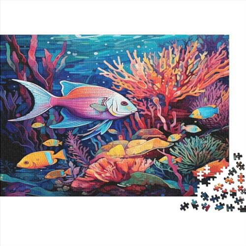 Ocean Tropical Fish Puzzles 500 Teile Für Erwachsene Puzzles Für Erwachsene 500 Teile Puzzle Lernspiele Ungelöstes Puzzle 500pcs (52x38cm)