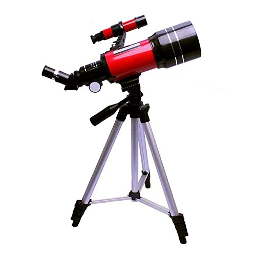 Teleskop für Kinder Erwachsene Anfänger, 70 mm Teleskopzubehör für Astronomie mit Ständer Az Astronomisches Refraktor-Teleskop mit Ständer Guter Partner, um den Mond und den Planeten zu sehen Warm as