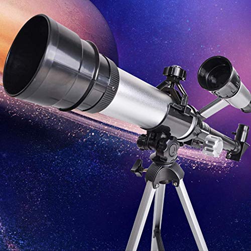 Tragbares Refraktor-Teleskop, 50 mm Apertur, 360 mm AZ, astronomisches Brechungsteleskop für Kinder und Erwachsene, vollständig beschichtete Glasoptik