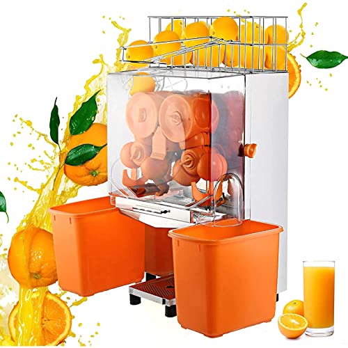 Automatische langsame Mastizierung Orangensaft-Extraktor,Kommerzielle Orange Entsafter Maschinen,Elektrischer Zitrus Squeezer Maker für Orangensaft, Zitrusfrüchte, Grapefruit