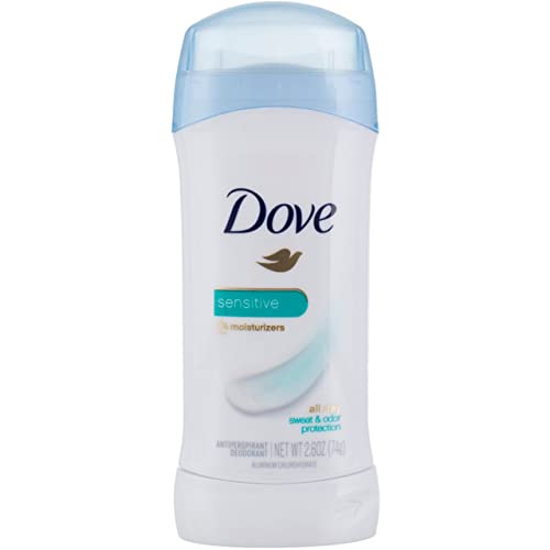Dove Antiperspirant & Deodorant Invisible Solid für empfindliche Haut 73g parfumfrei