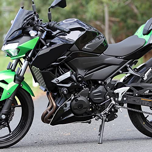 FATExpress Z400 Zubehör Motorrad ABS Bauchwanne für 18 19 20 Kawasaki Z 400 Bauchwanne Unterer Motorschutz Schutz Spoilerverkleidung Verkleidungsteile 2018 2019 2020 (Mattschwarz)